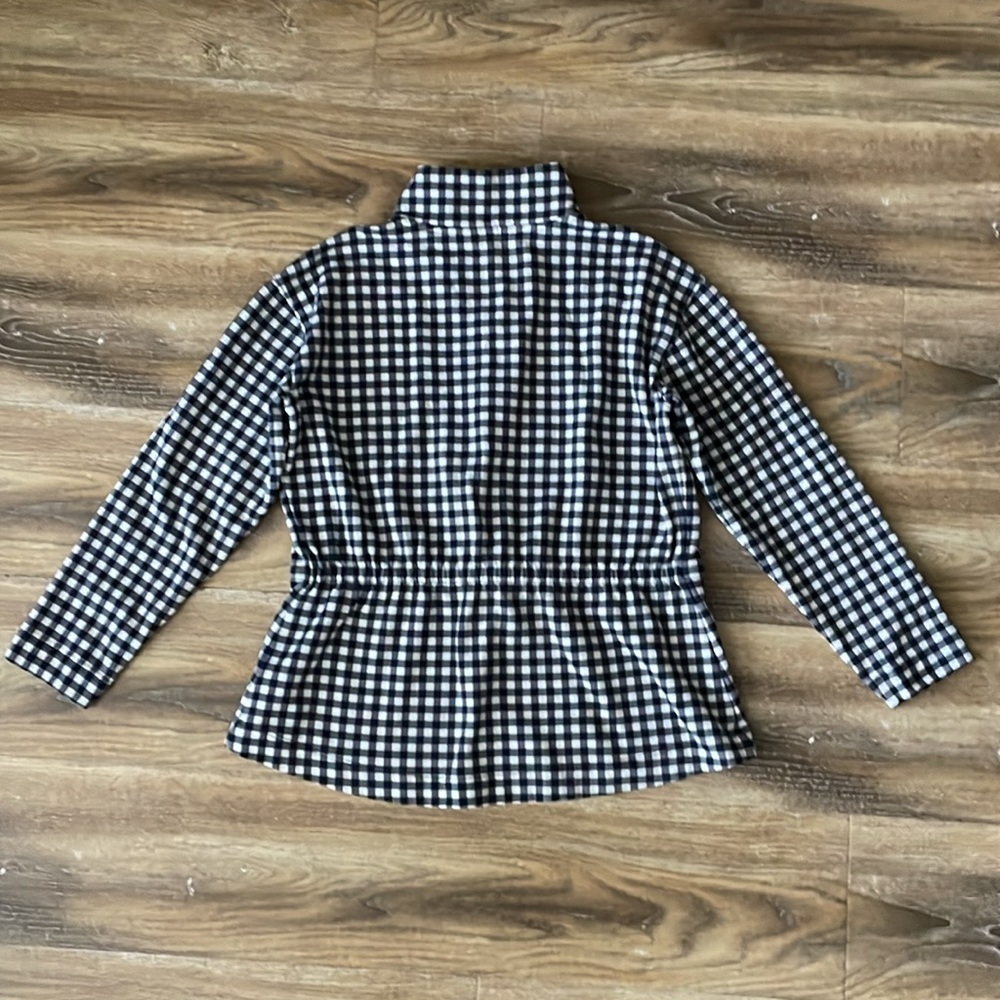 Draper James Activewear Gingham Cinch Waist Quarter-Zip - Picture 11 of 12